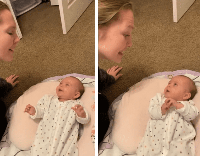 This 3-Month-Old Baby Tried to Sing With Mom… and Melted Millions of Hearts